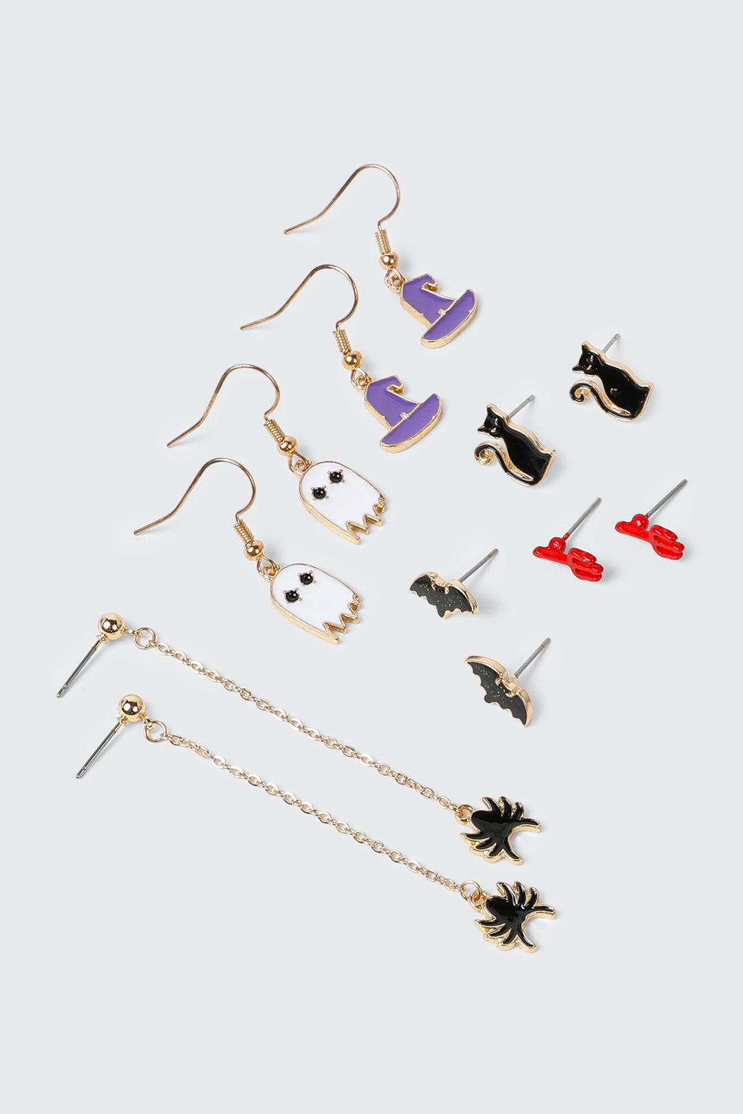 6-Pack Halloween Earrings