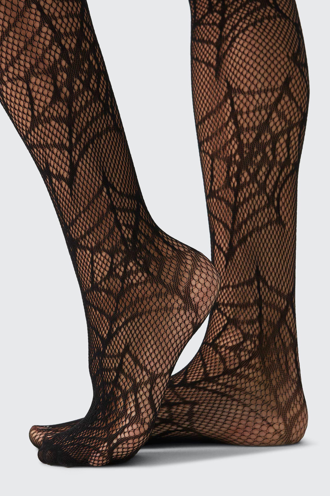 Collant d'halloween à motif toile d'araignée