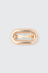 Metal Oval Barrette