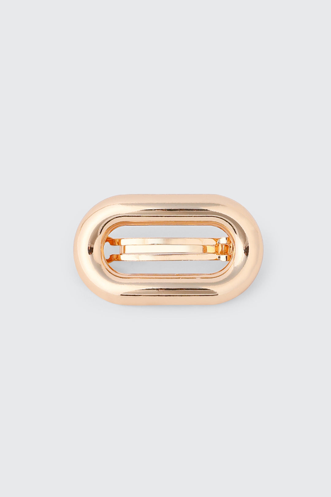 Metal Oval Barrette