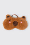 Capybara Plush Eye Mask