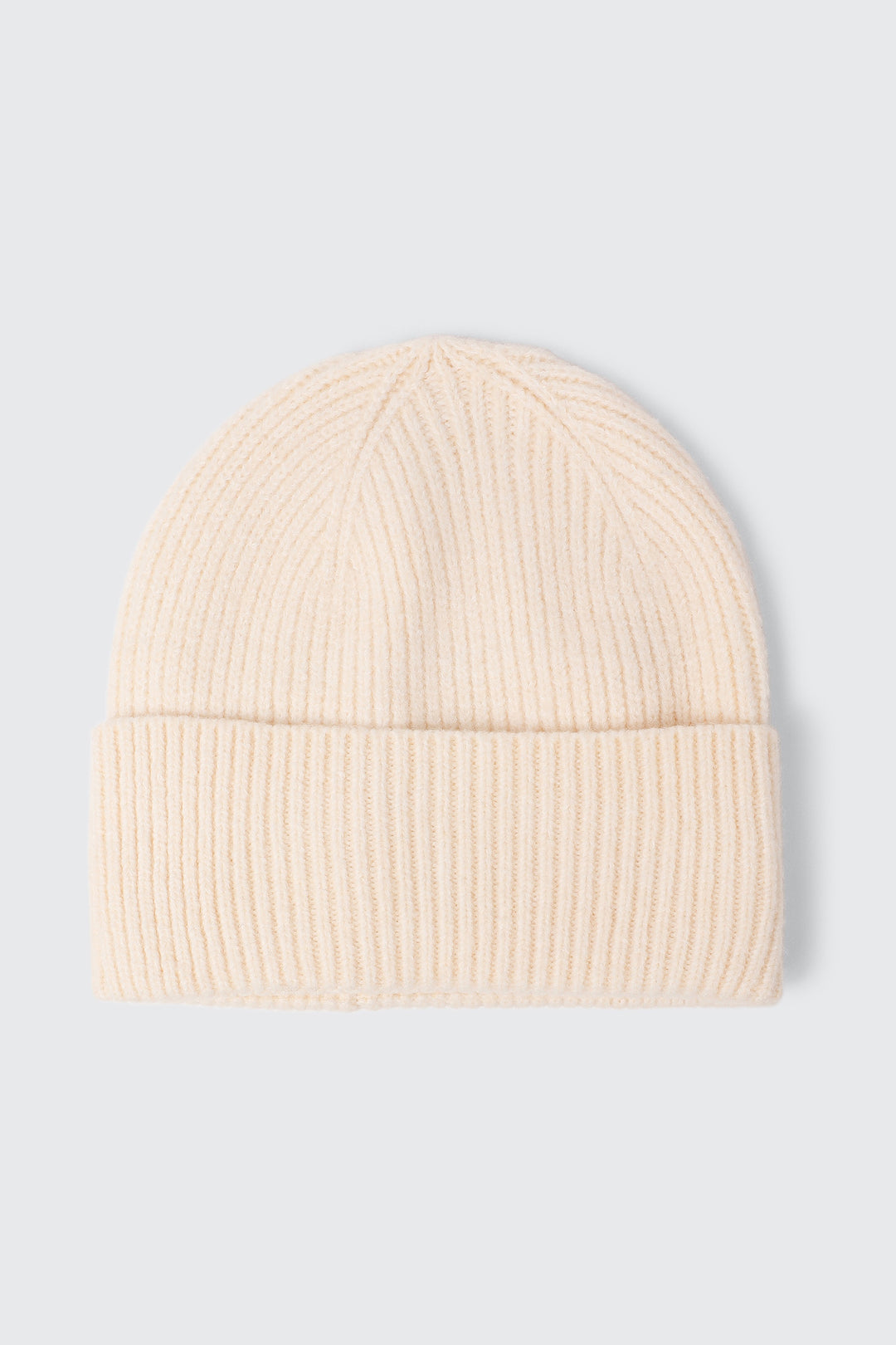 Wool Blend Ribbed Tuque