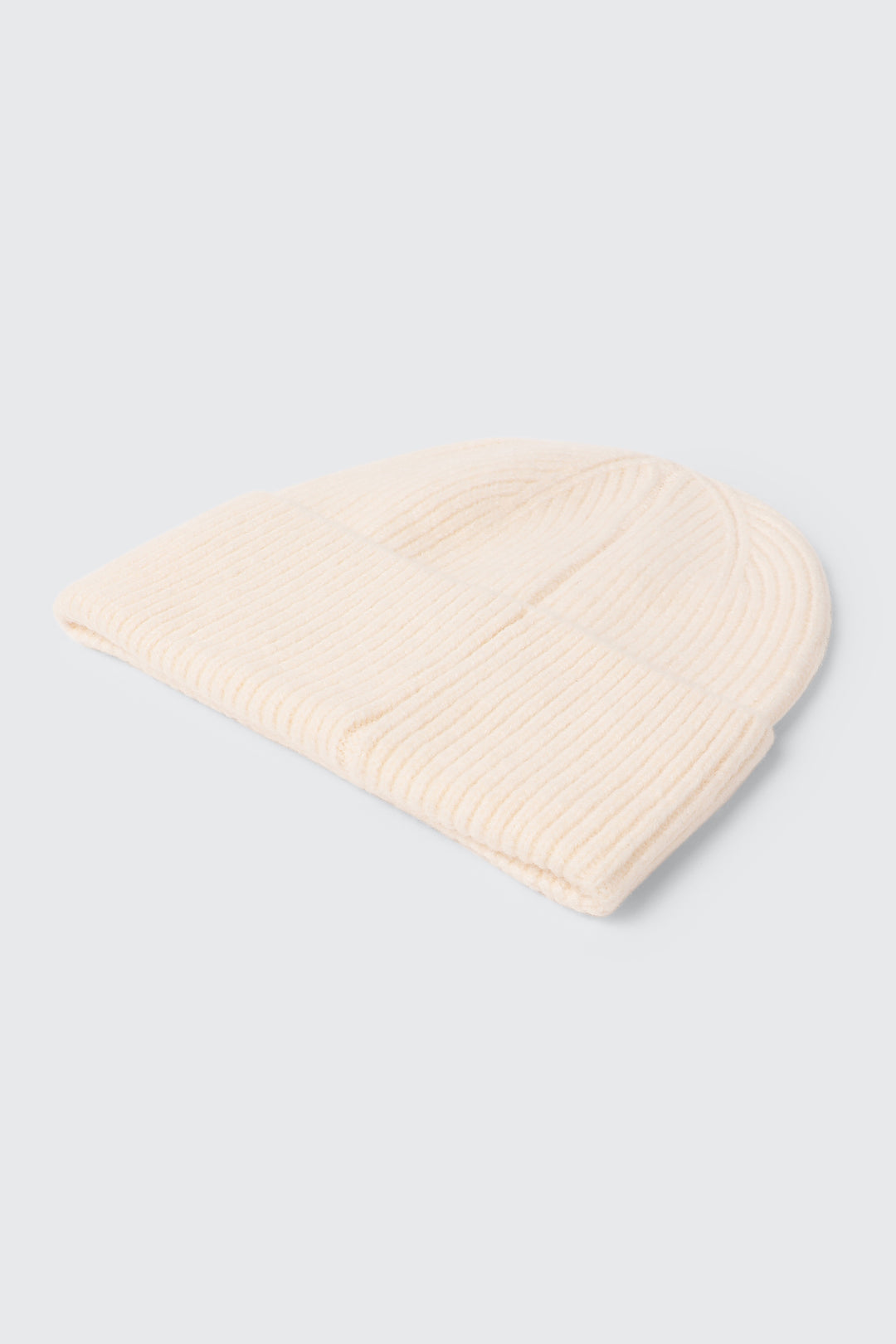 Wool Blend Ribbed Tuque