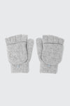 Gants sans doigts convertibles en mélange de laine