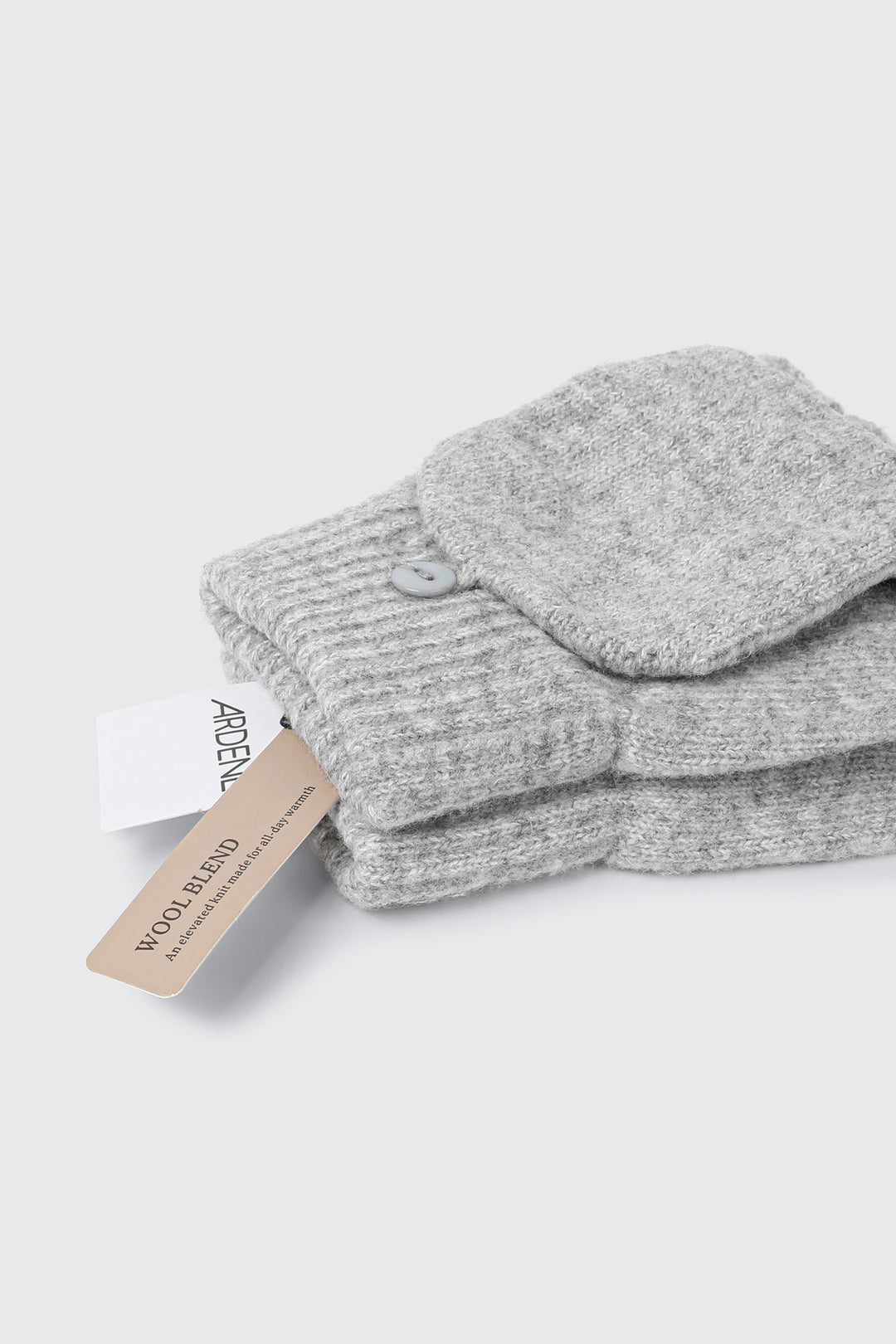 Gants sans doigts convertibles en mélange de laine
