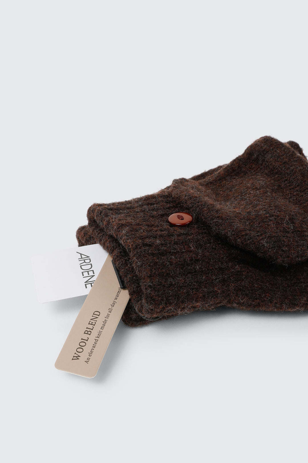 Wool Blend Convertible Fingerless Gloves