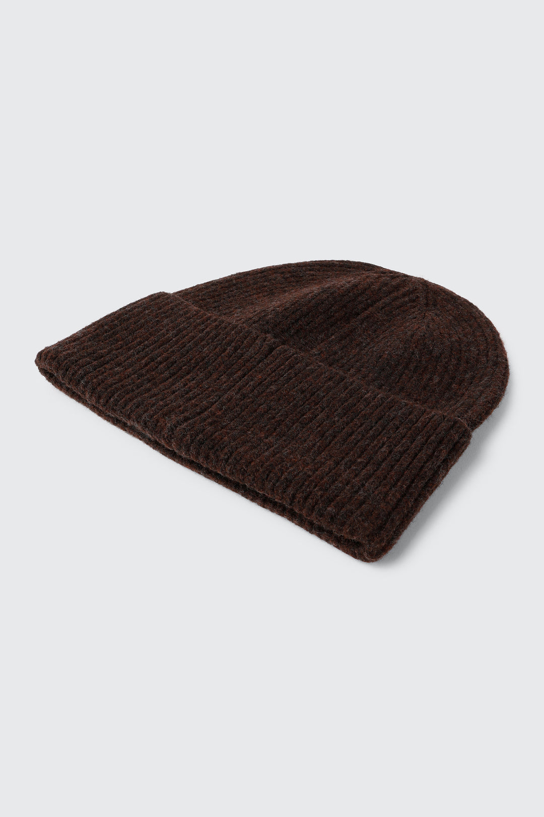 Wool Blend Ribbed Tuque