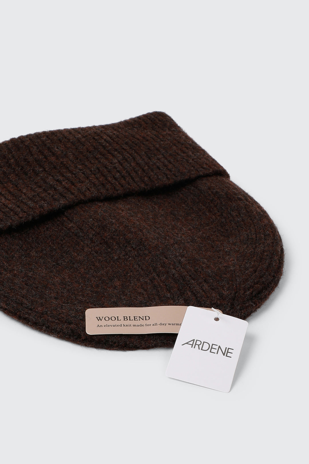 Wool Blend Ribbed Tuque