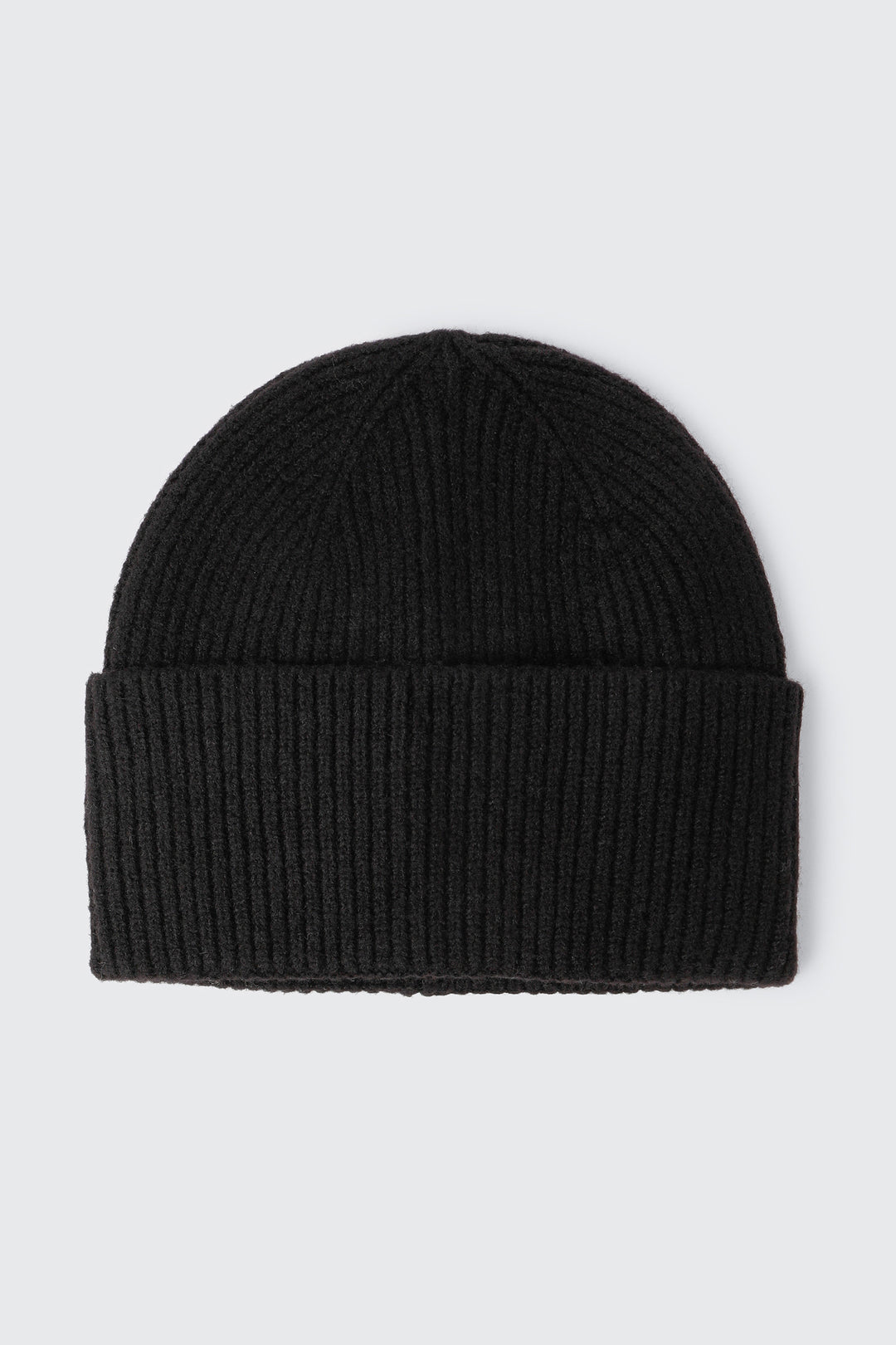 Wool Blend Ribbed Tuque