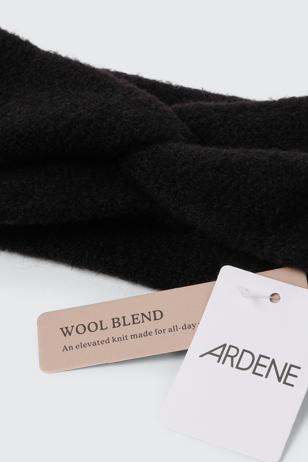 Wool Blend Knotted Winter Headband