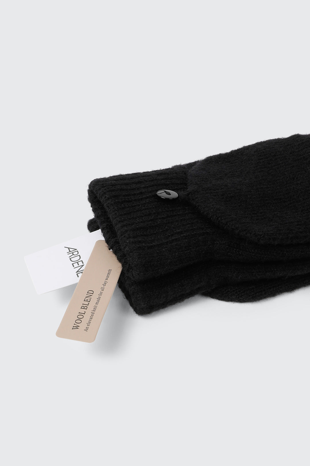 Wool Blend Convertible Fingerless Gloves