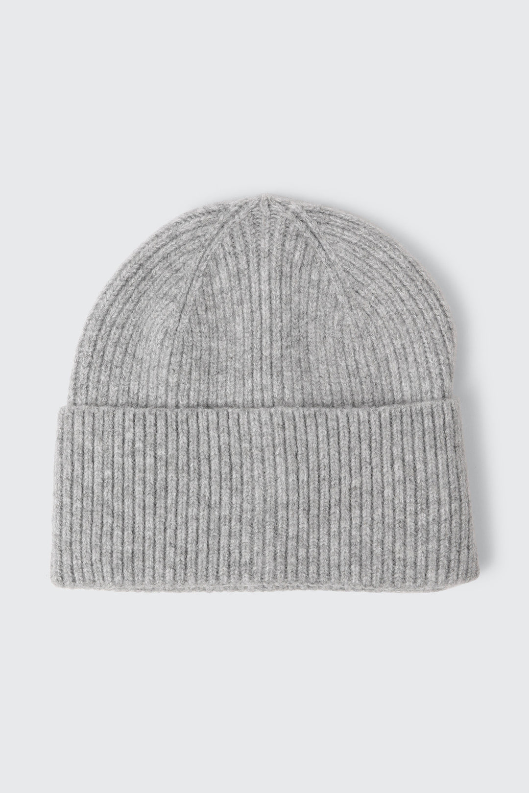 Wool Blend Ribbed Tuque