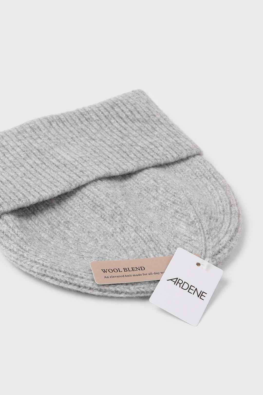 Wool Blend Ribbed Tuque