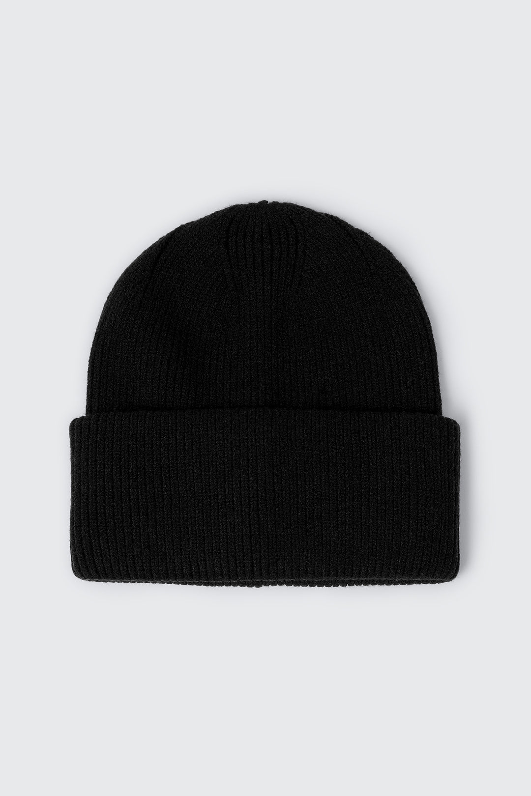 Wide Cuff Ribbed Beanie