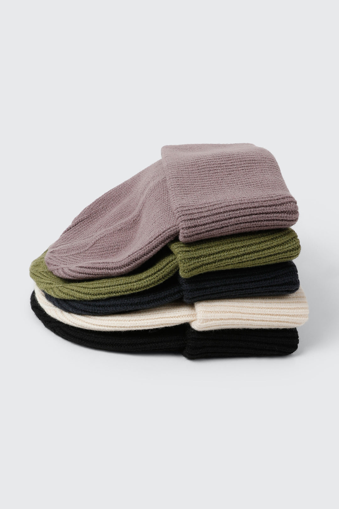 Wide Cuff Ribbed Beanie