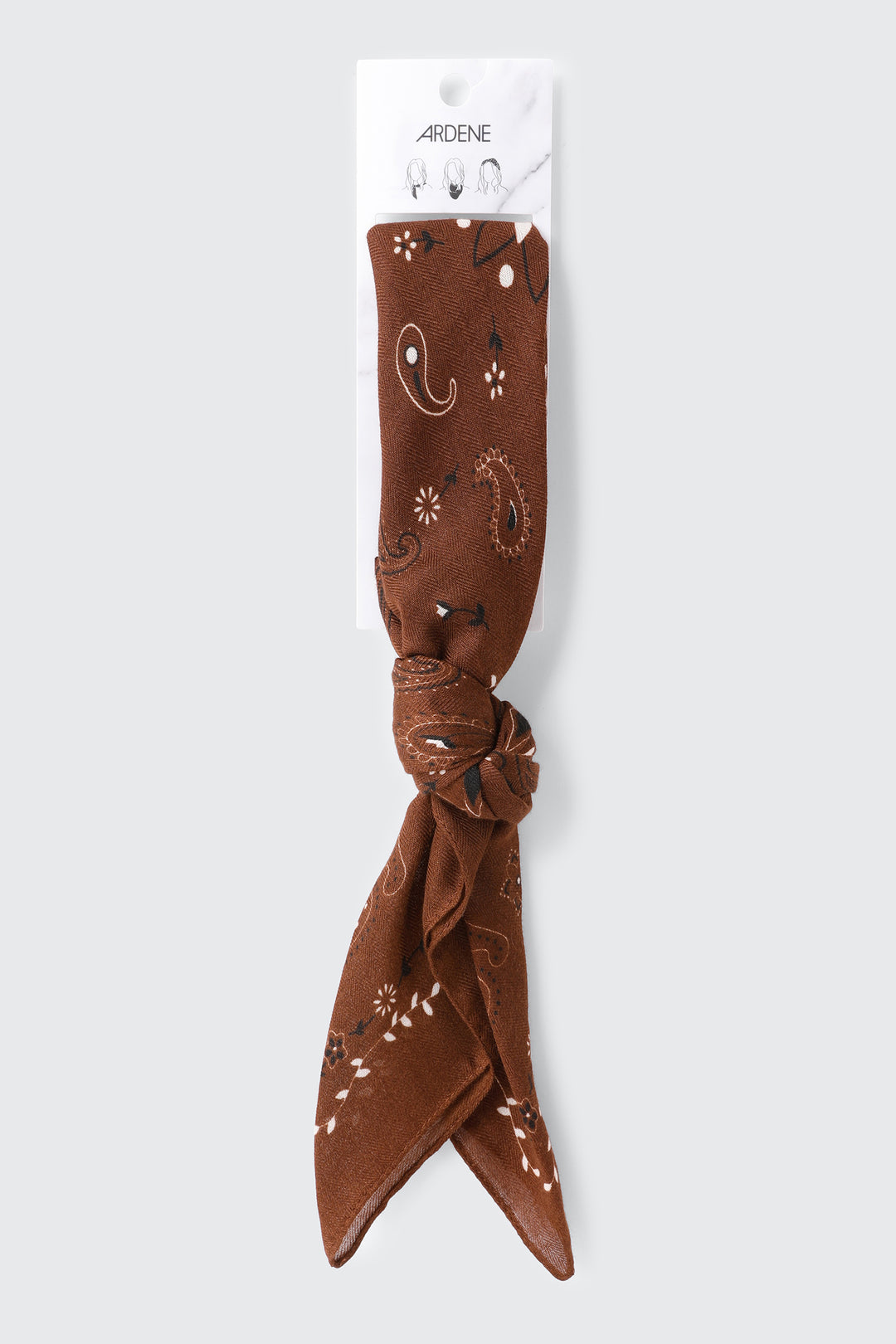 Soft Paisley Square Scarf