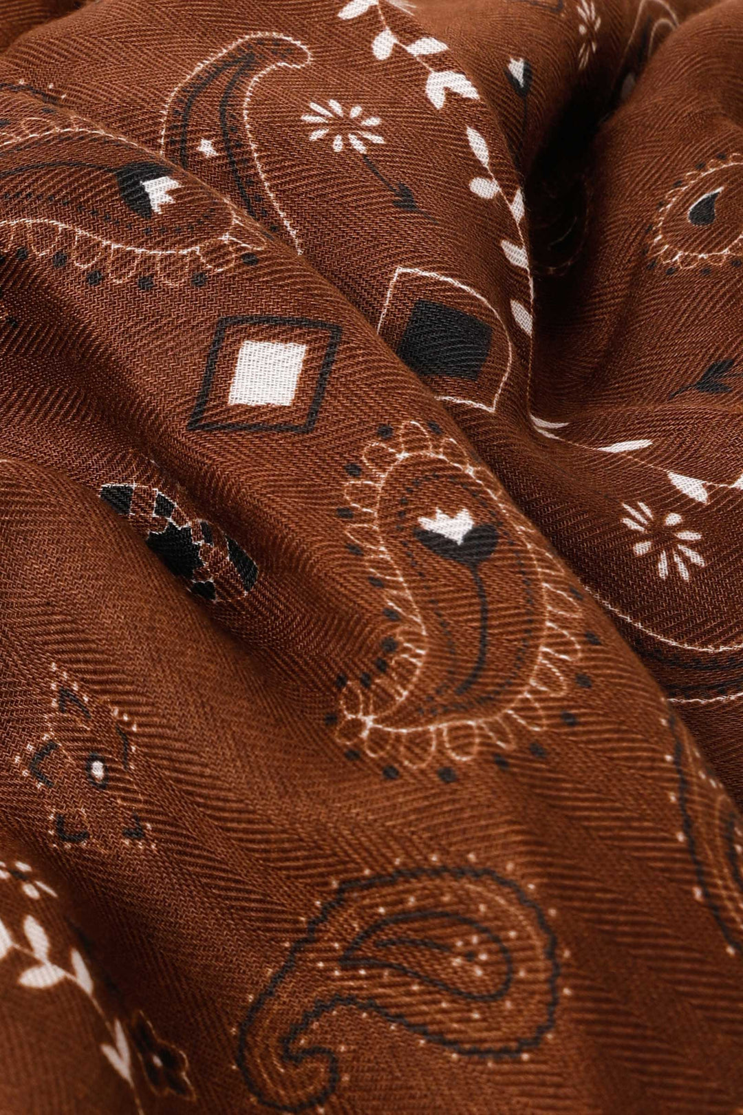 Soft Paisley Square Scarf