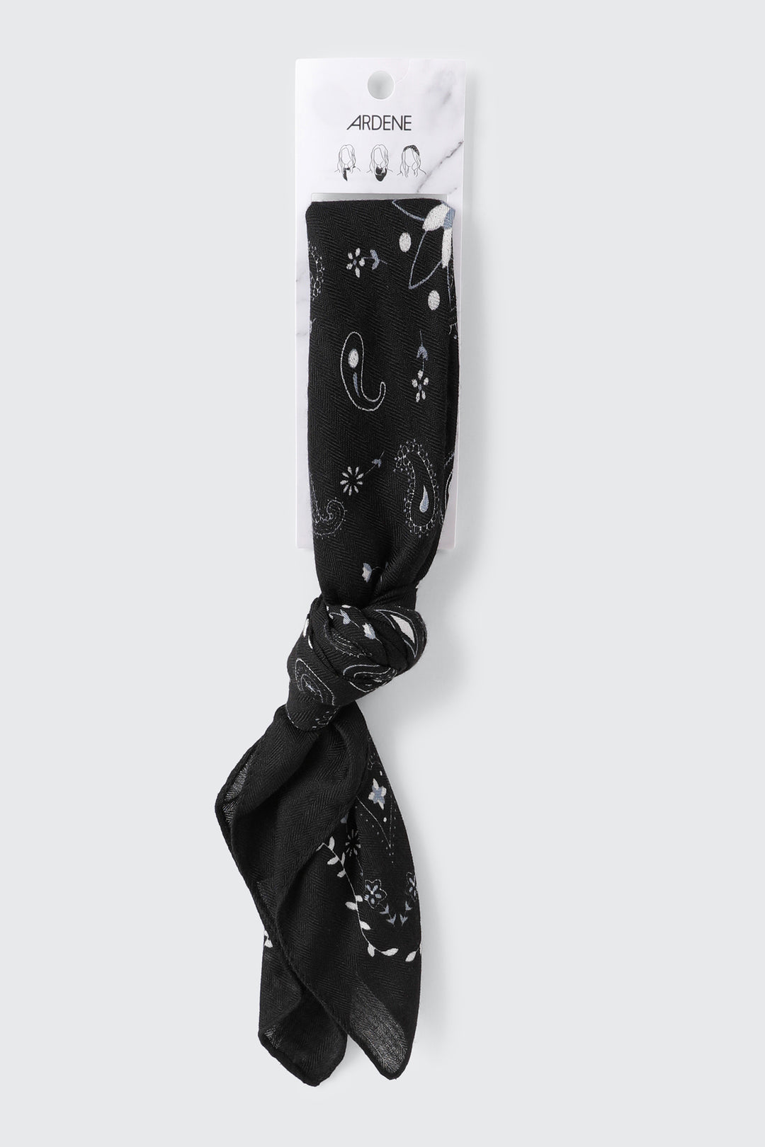 Soft Paisley Square Scarf