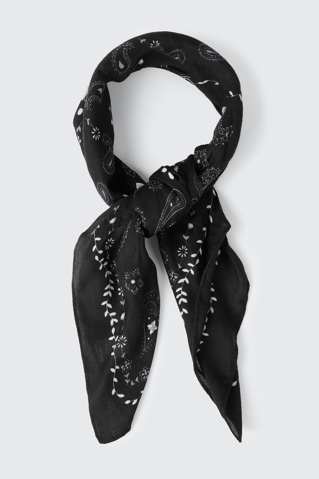 Soft Paisley Square Scarf