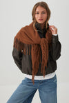 Triangle Fringe Shawl