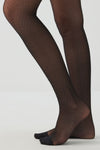 Collants transparents à cristaux