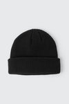 Ribbed Short Roll Beanie