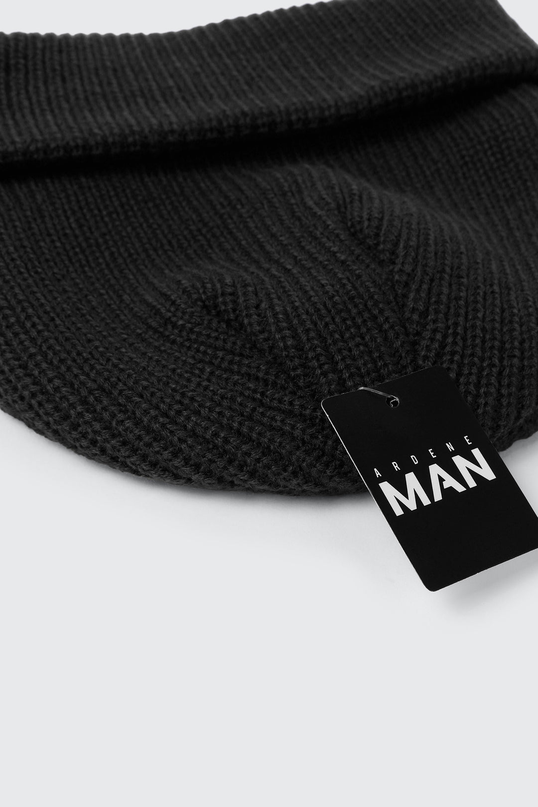 Ribbed Short Roll Beanie