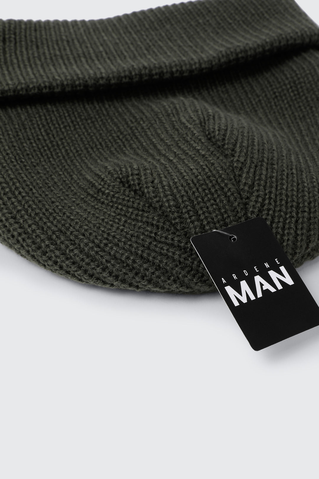 Ribbed Short Roll Beanie