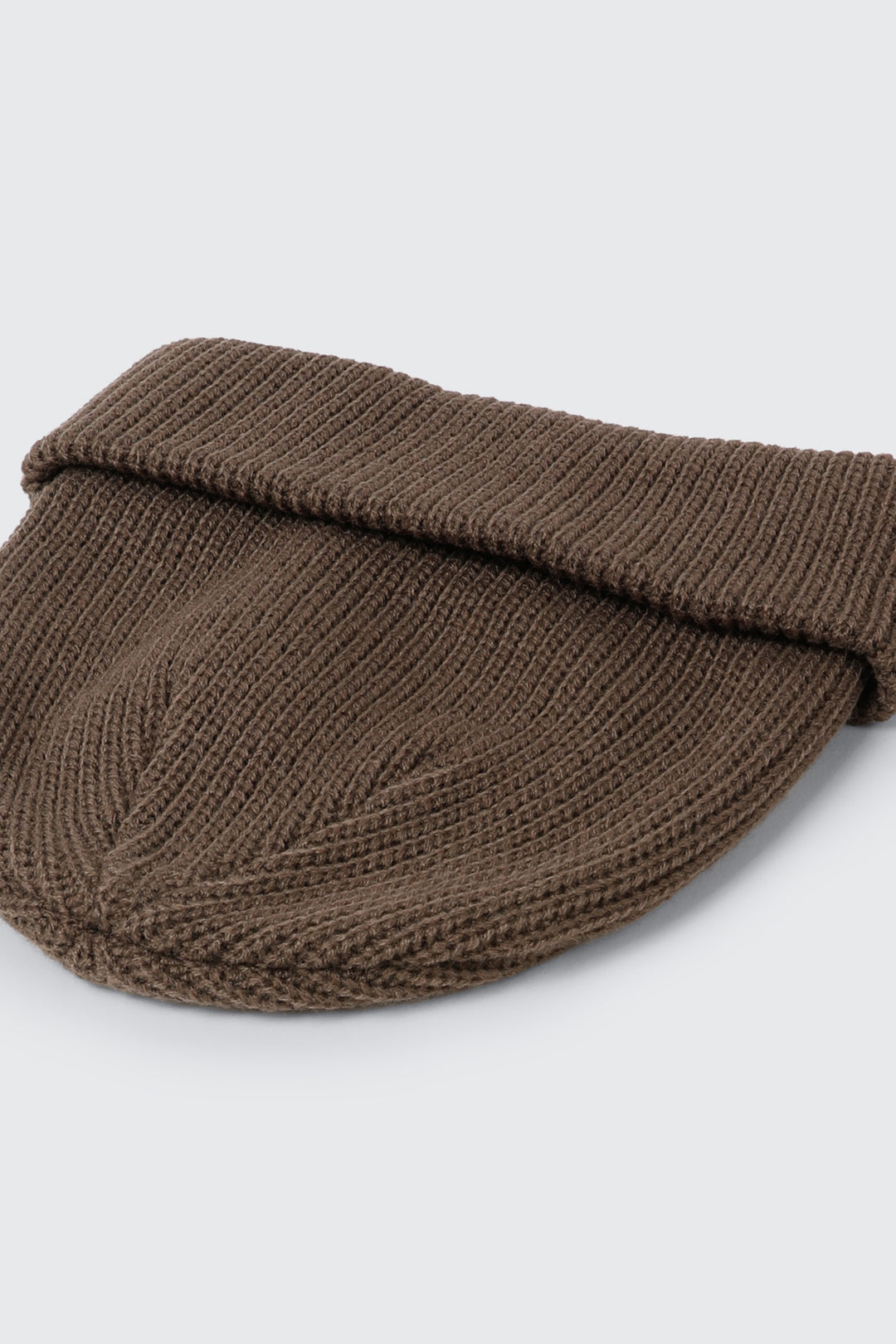 Ribbed Short Roll Beanie