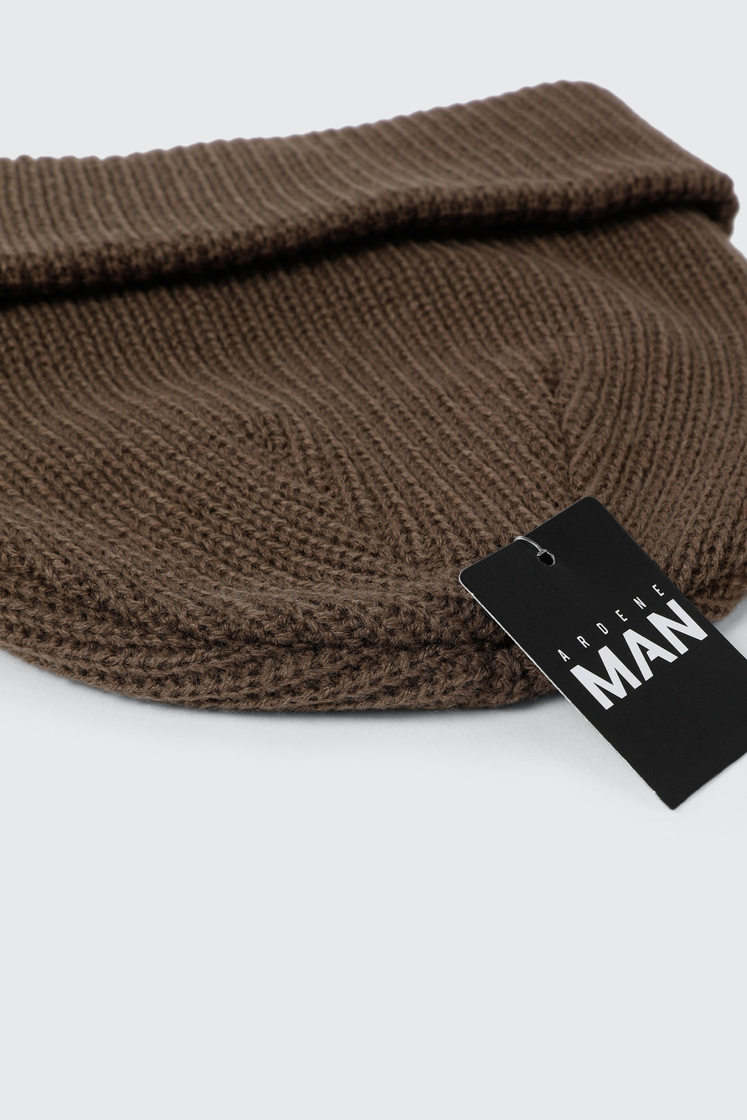 Ribbed Short Roll Beanie
