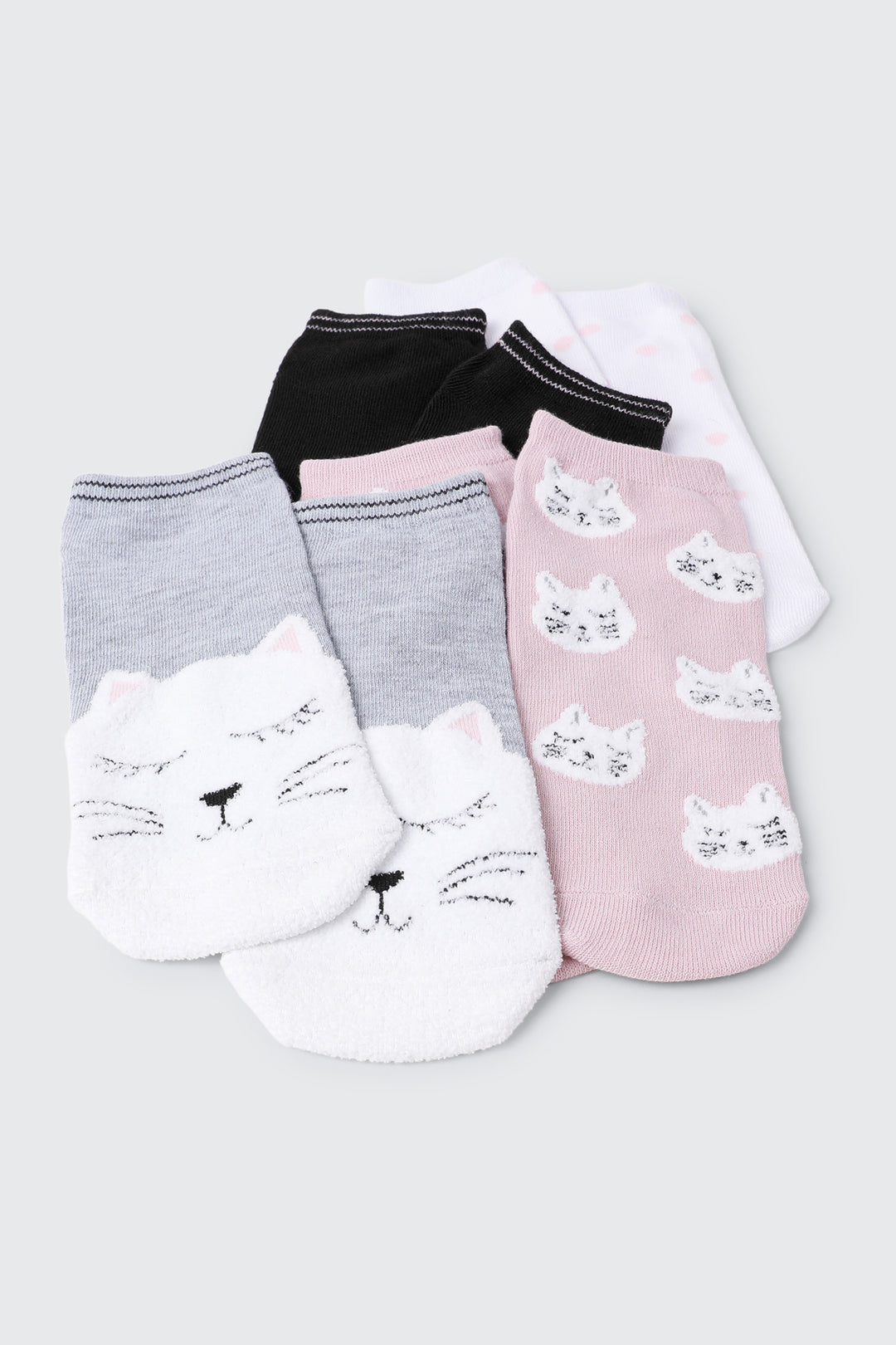 4-Pack Cat Ankle Socks