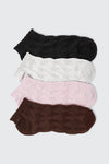 4-Pack Bow Ankle Socks