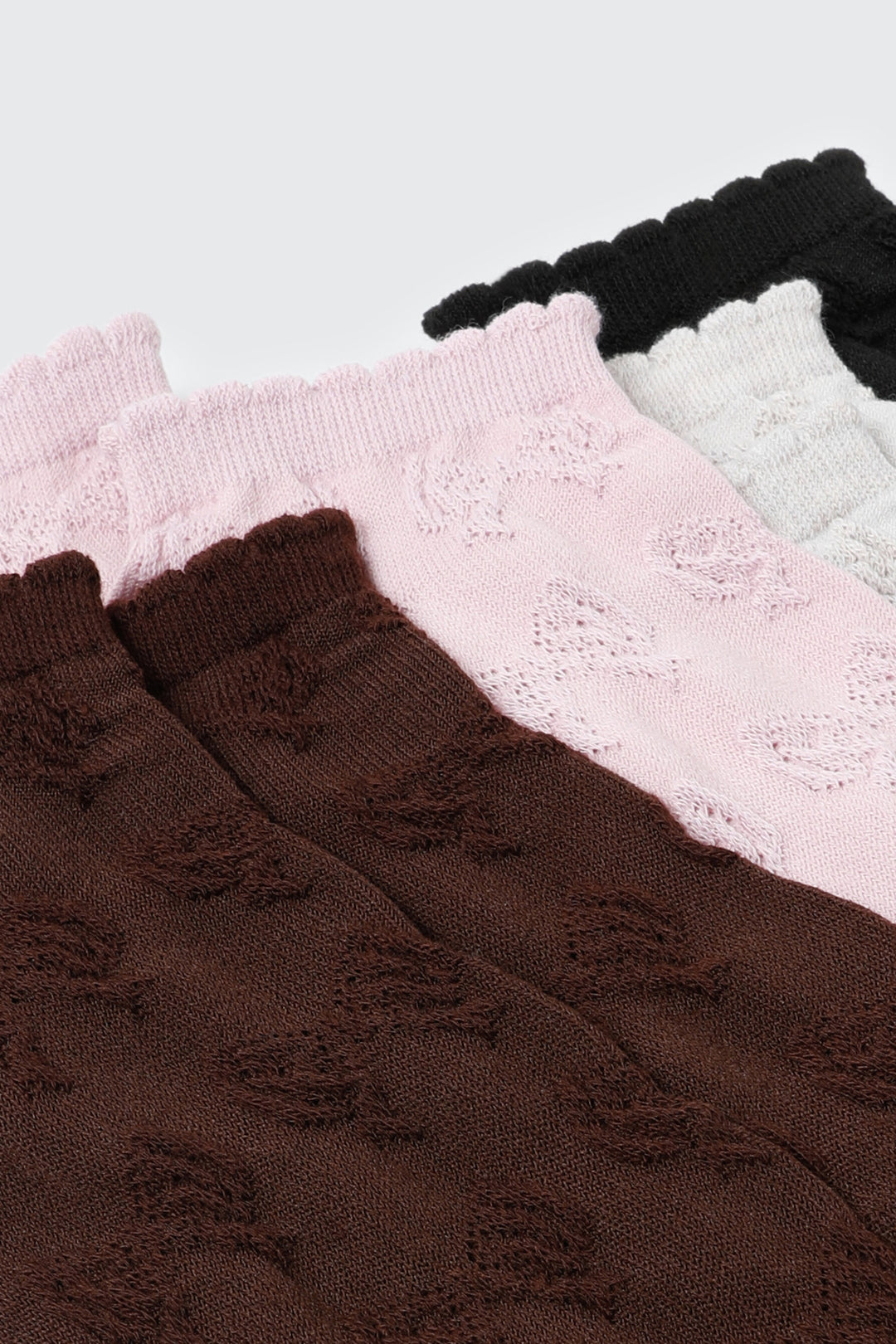 4-Pack Bow Ankle Socks
