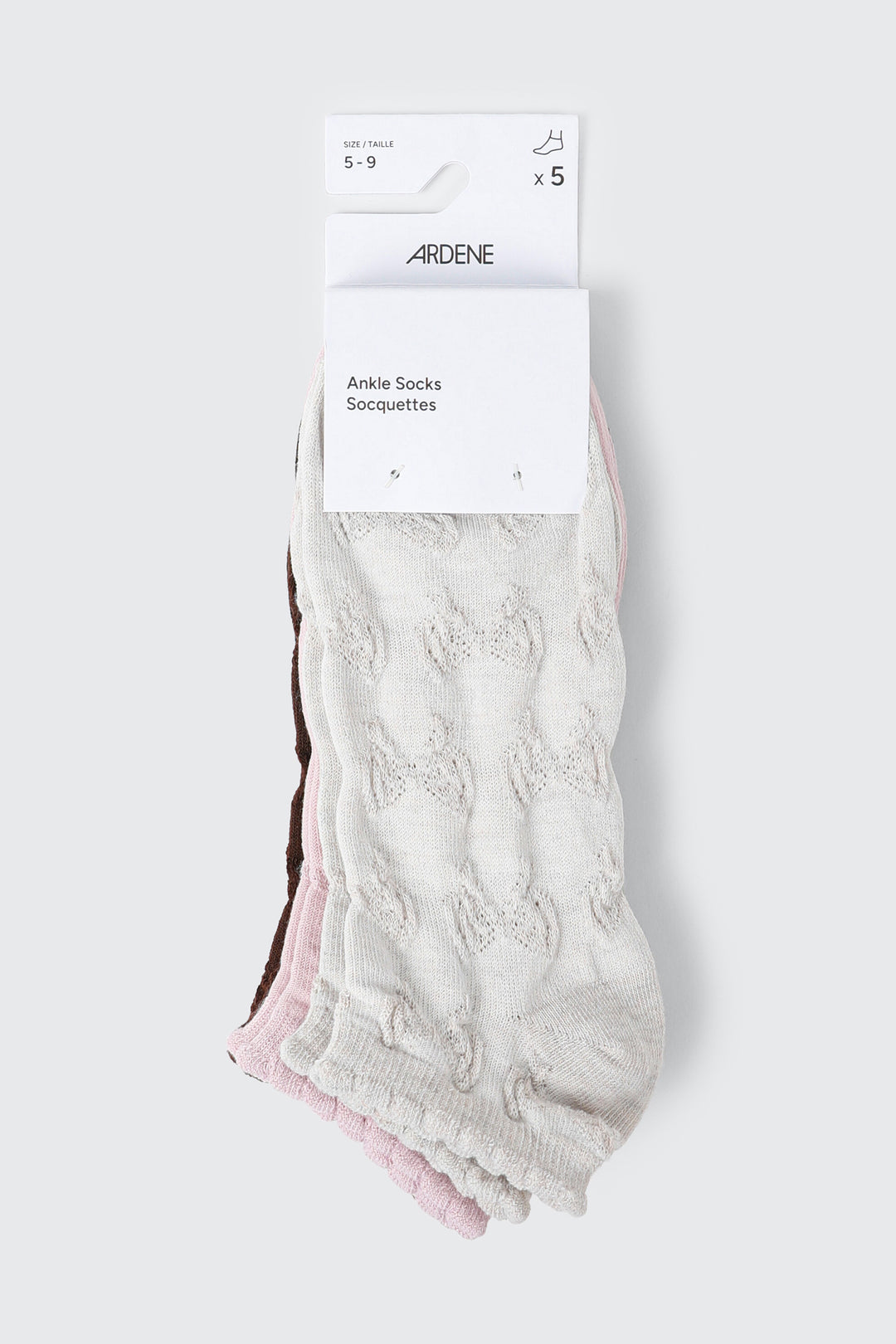 4-Pack Bow Ankle Socks
