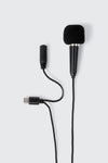 Mini microphone avec adaptateur USB-C