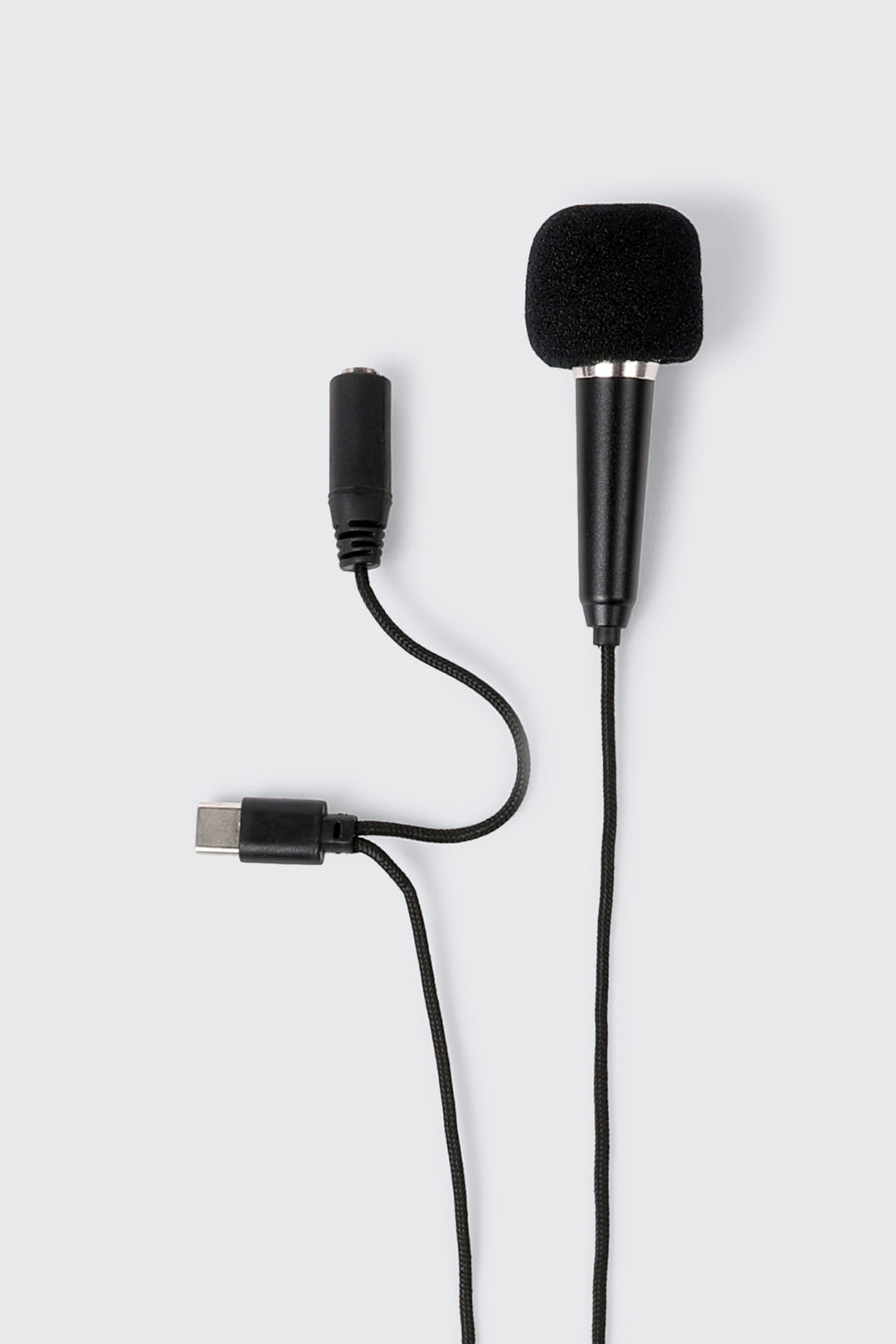 Mini microphone avec adaptateur USB-C