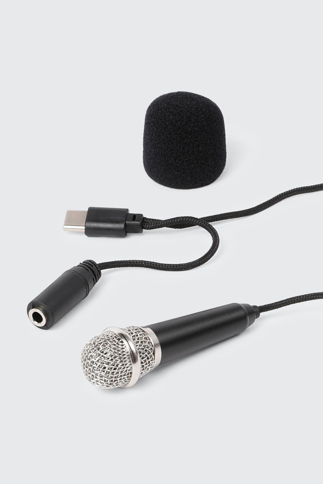 Mini microphone avec adaptateur USB-C