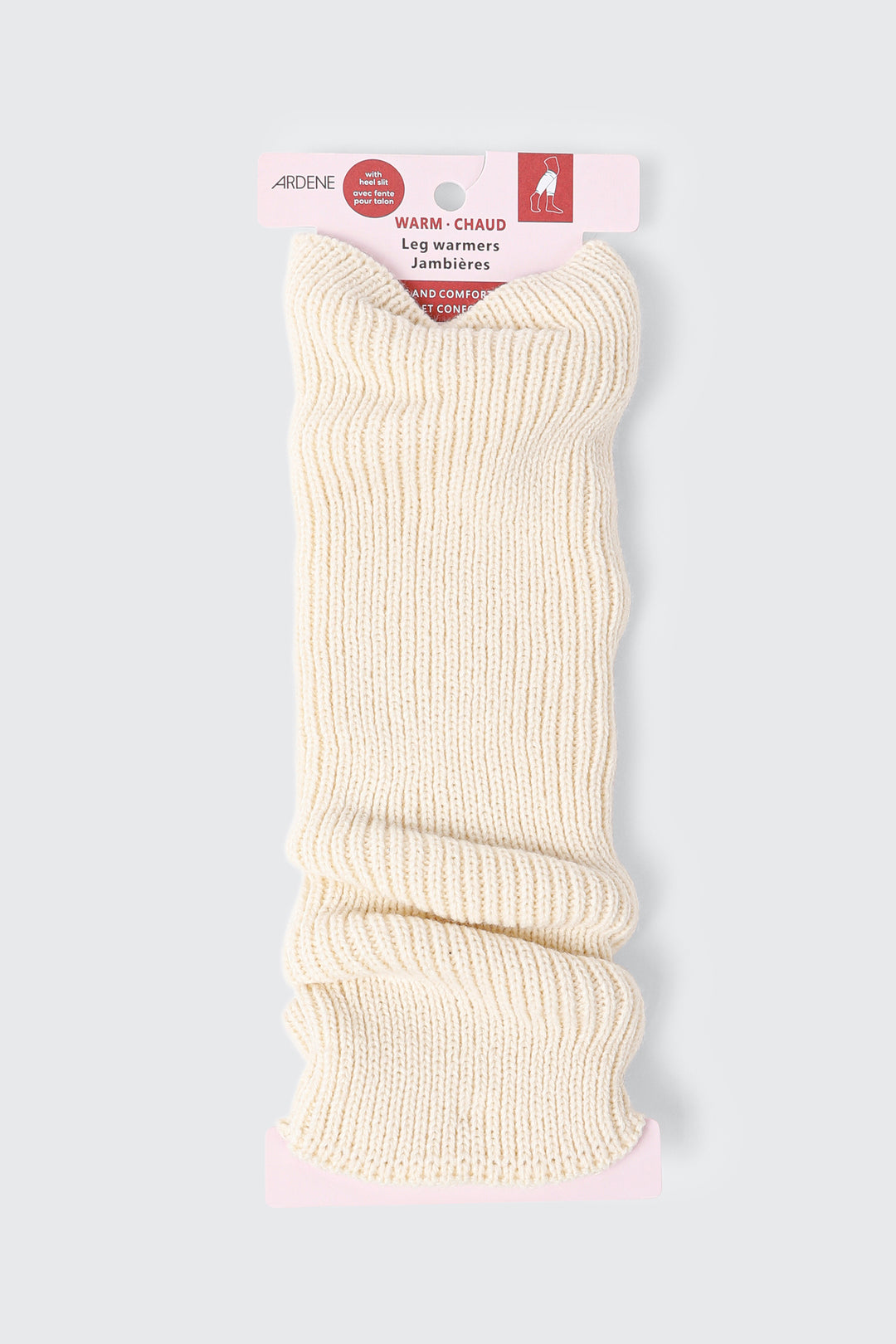 Knit Leg Warmers with Foot Slit