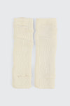 Knit Leg Warmers with Foot Slit