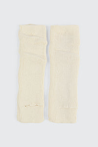 Knit Leg Warmers with Foot Slit
