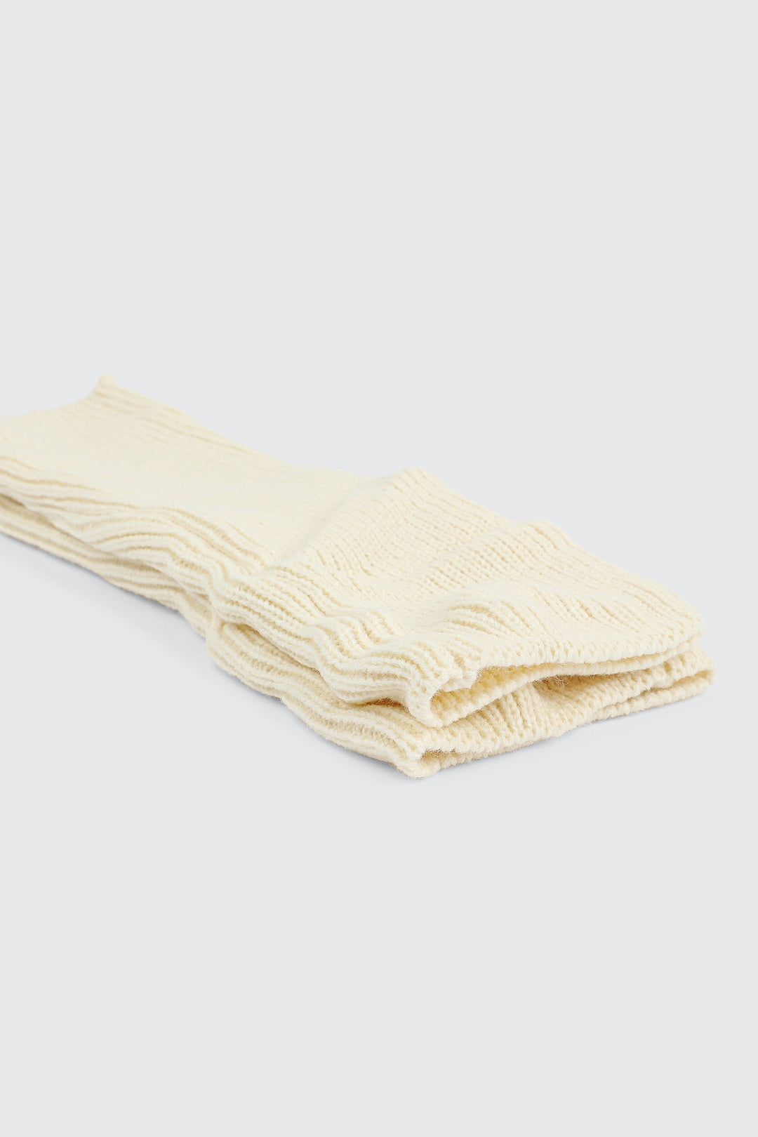 Knit Leg Warmers with Foot Slit