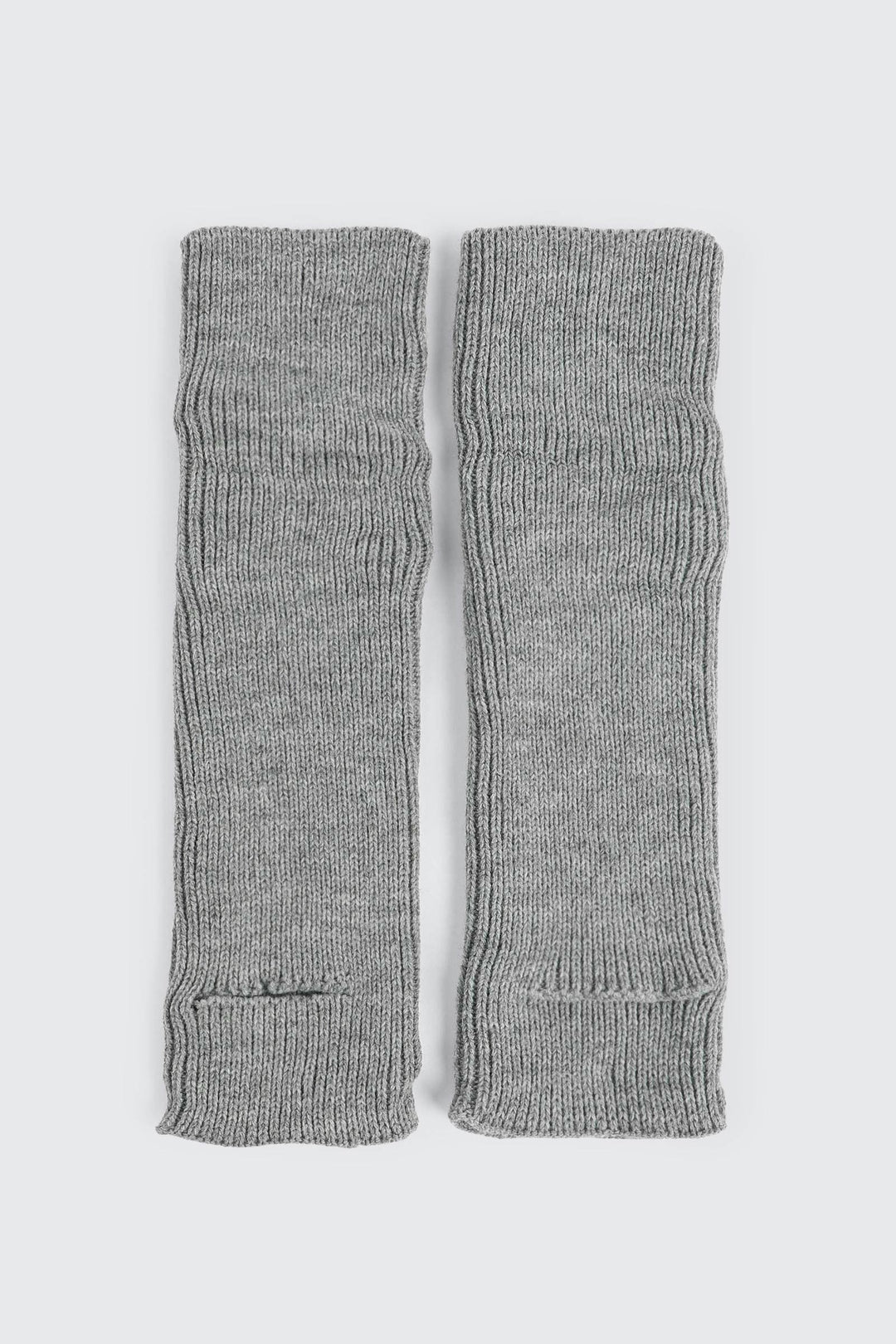 Knit Leg Warmers with Foot Slit