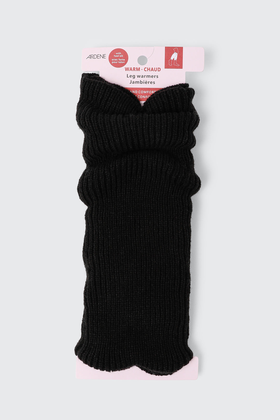 Knit Leg Warmers with Foot Slit