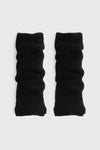 Knit Leg Warmers with Foot Slit