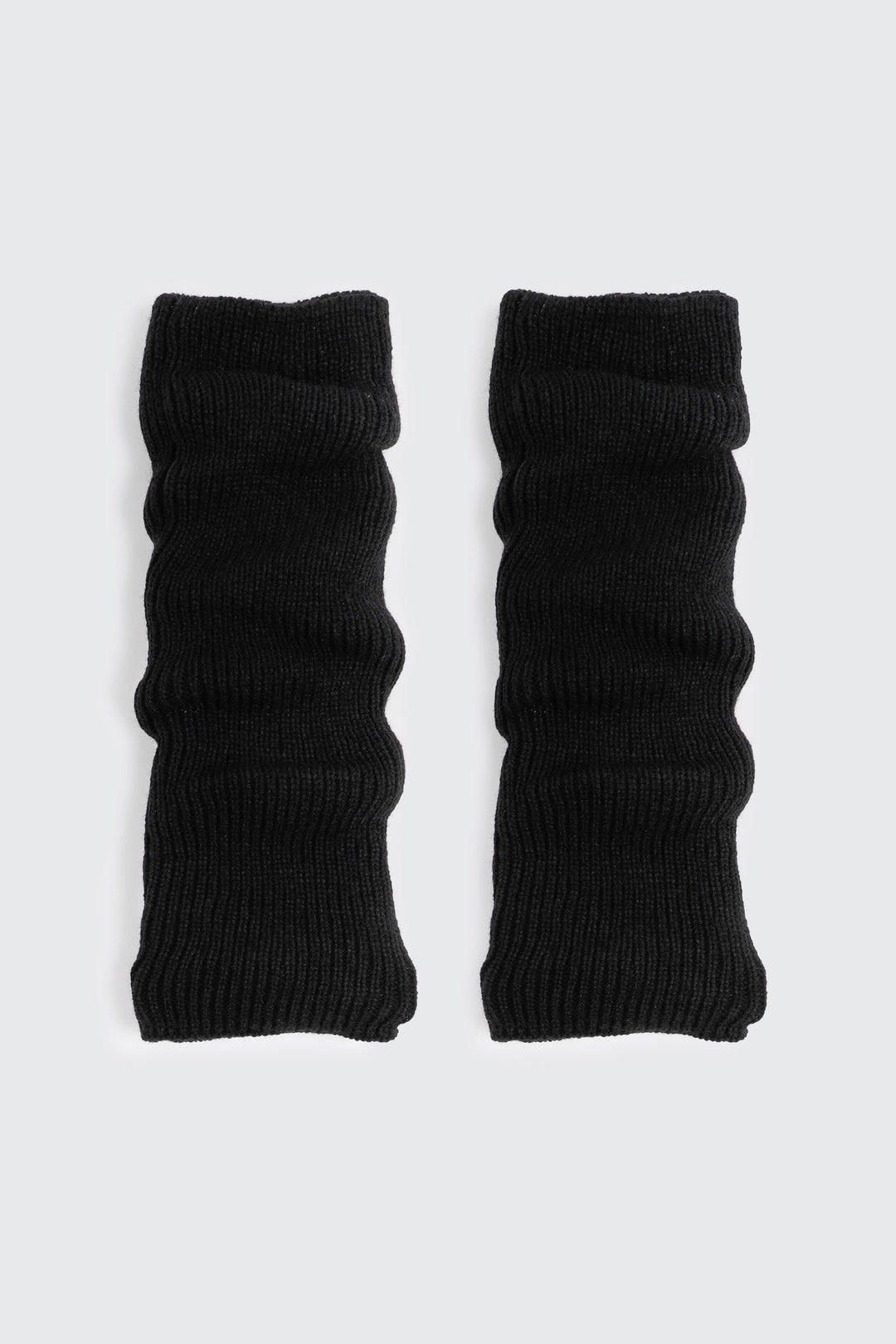 Knit Leg Warmers with Foot Slit