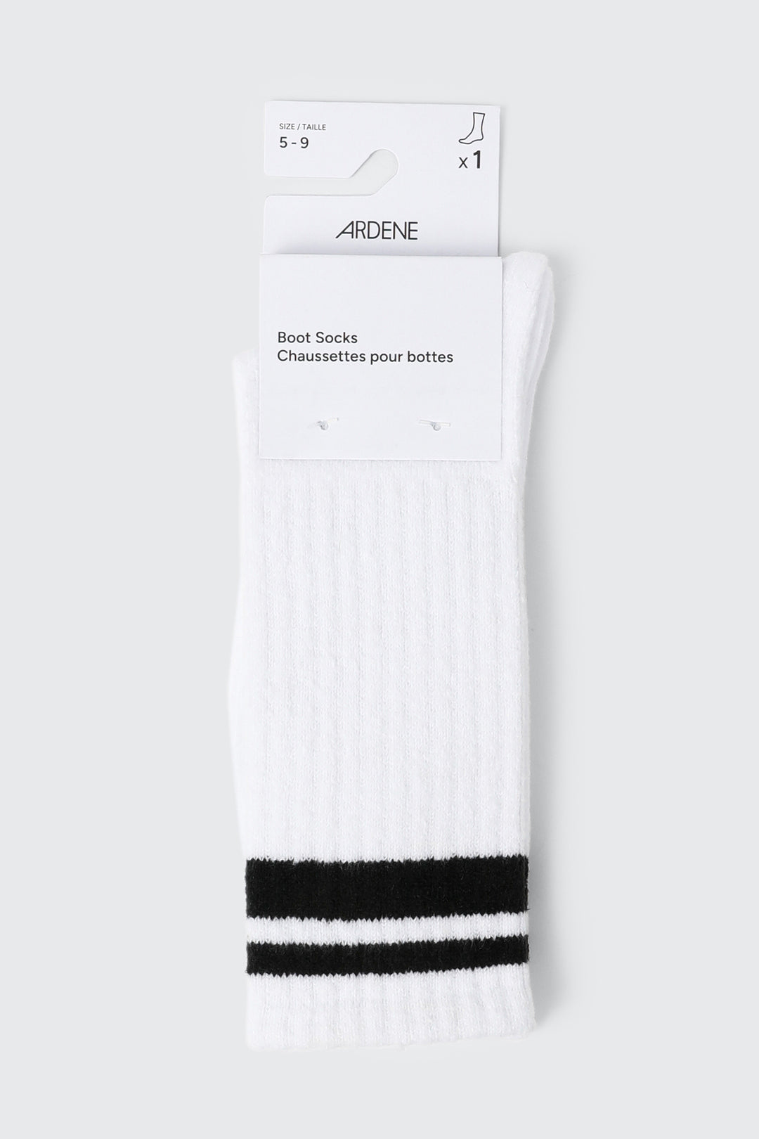 Striped Cabin Boot Socks