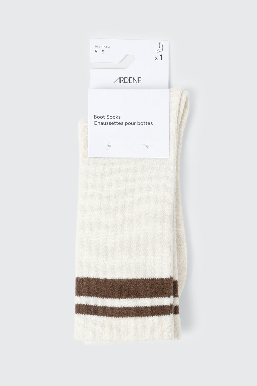 Striped Cabin Boot Socks
