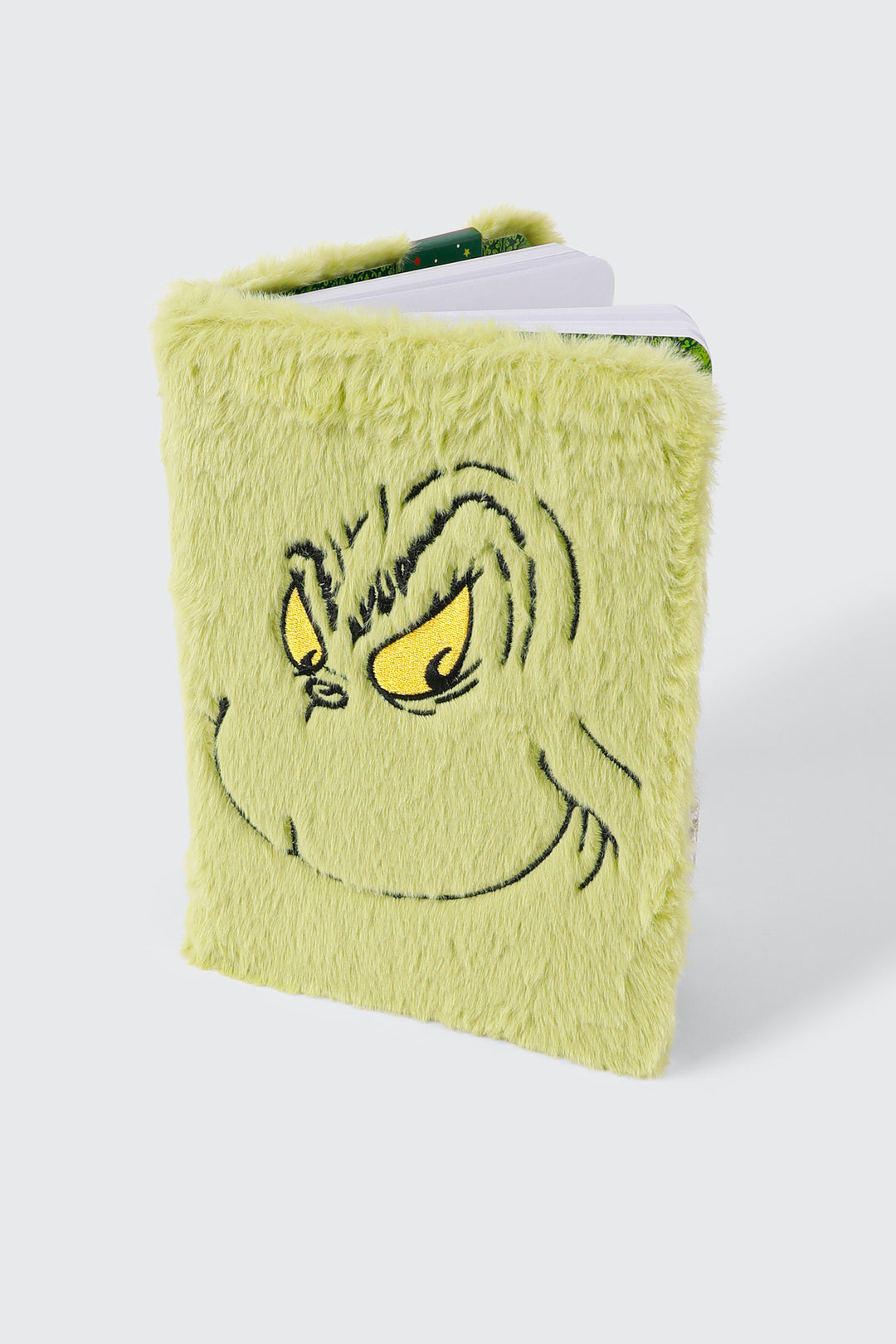 The Grinch Fluffy Notebook