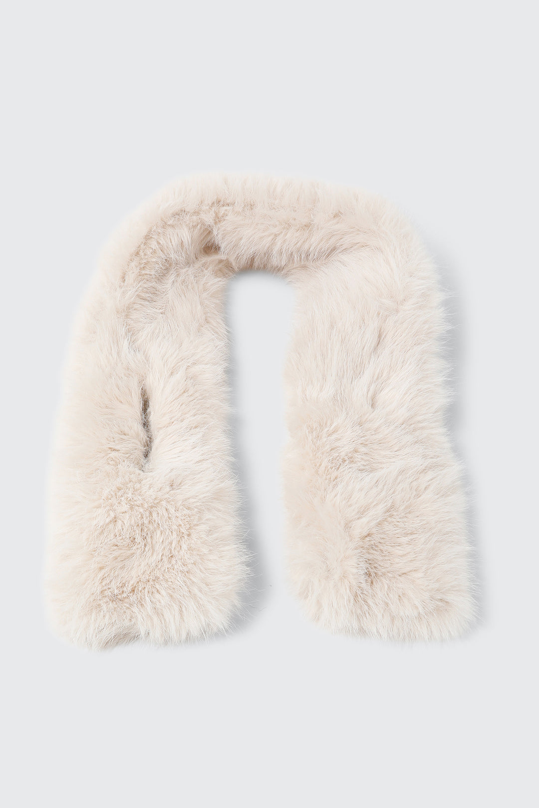 Faux Fur Keyhole Scarf