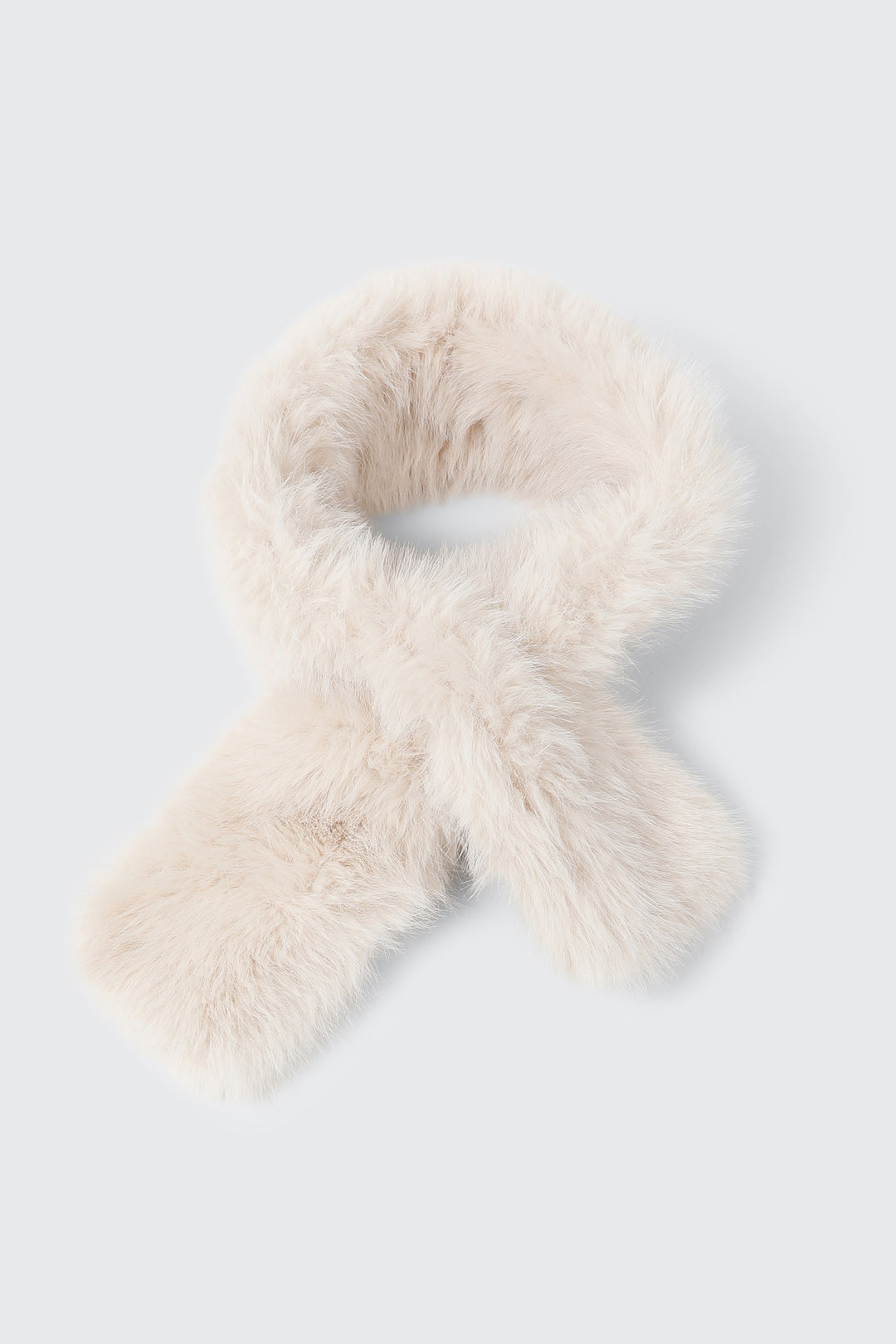 Faux Fur Keyhole Scarf